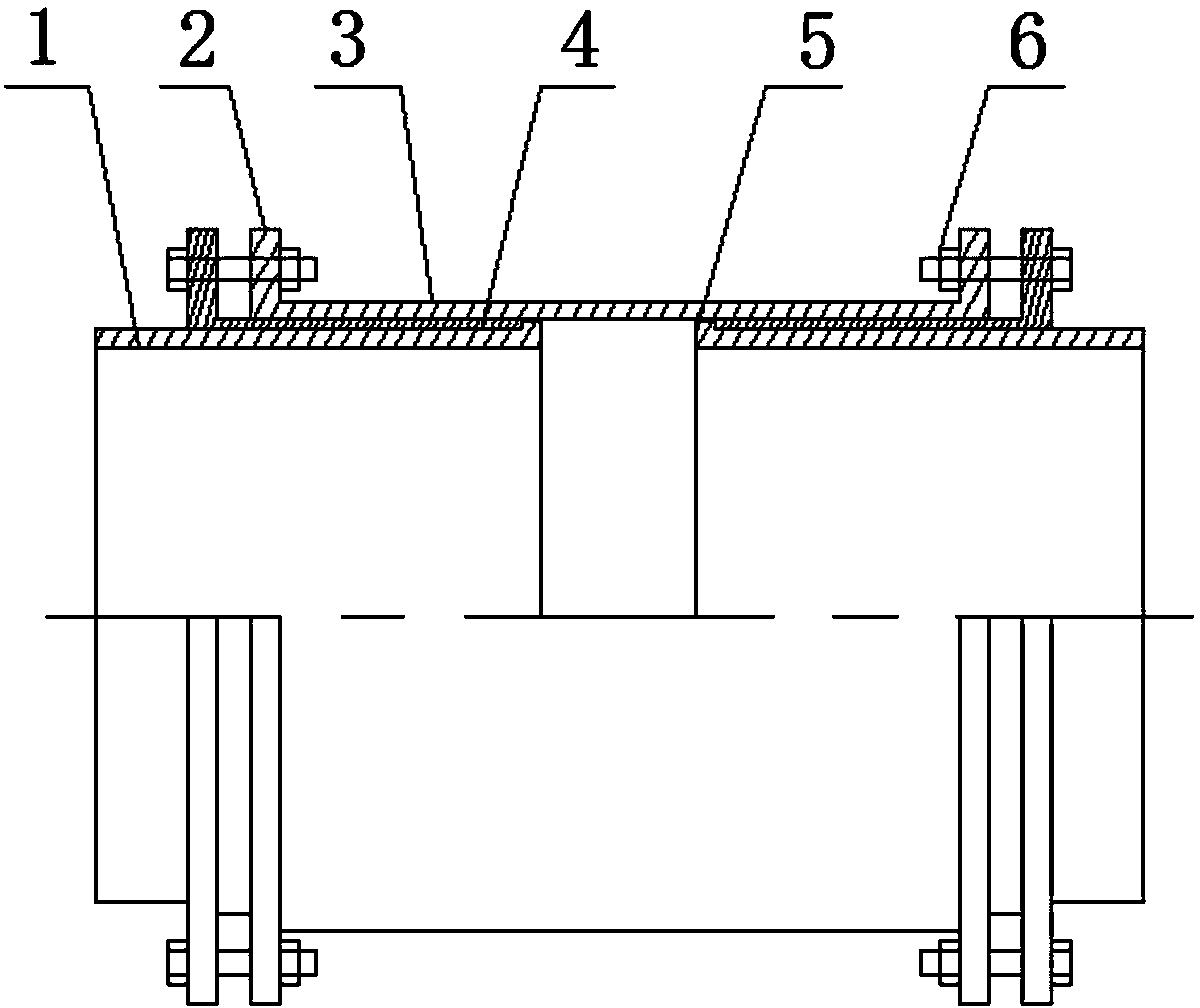 Multiple two-direction sleeve expansion joint