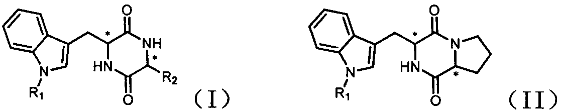 Compounding of (N-alkyl benzpyrole)-diketopiperazine compound and application of compound as plant growth regulator