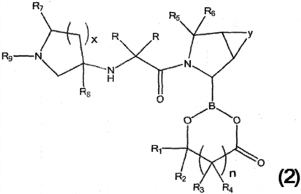 Pyrrolidine borate dipeptidyl peptidase inhibitor and pharmaceutical composition thereof