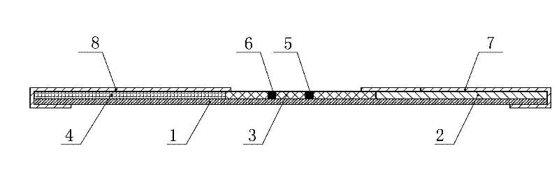 Constant-temperature amplification method of double-labeled nucleic acid and detection test strip