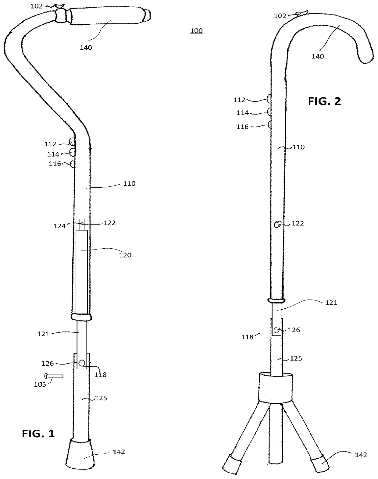 Motorized life cane