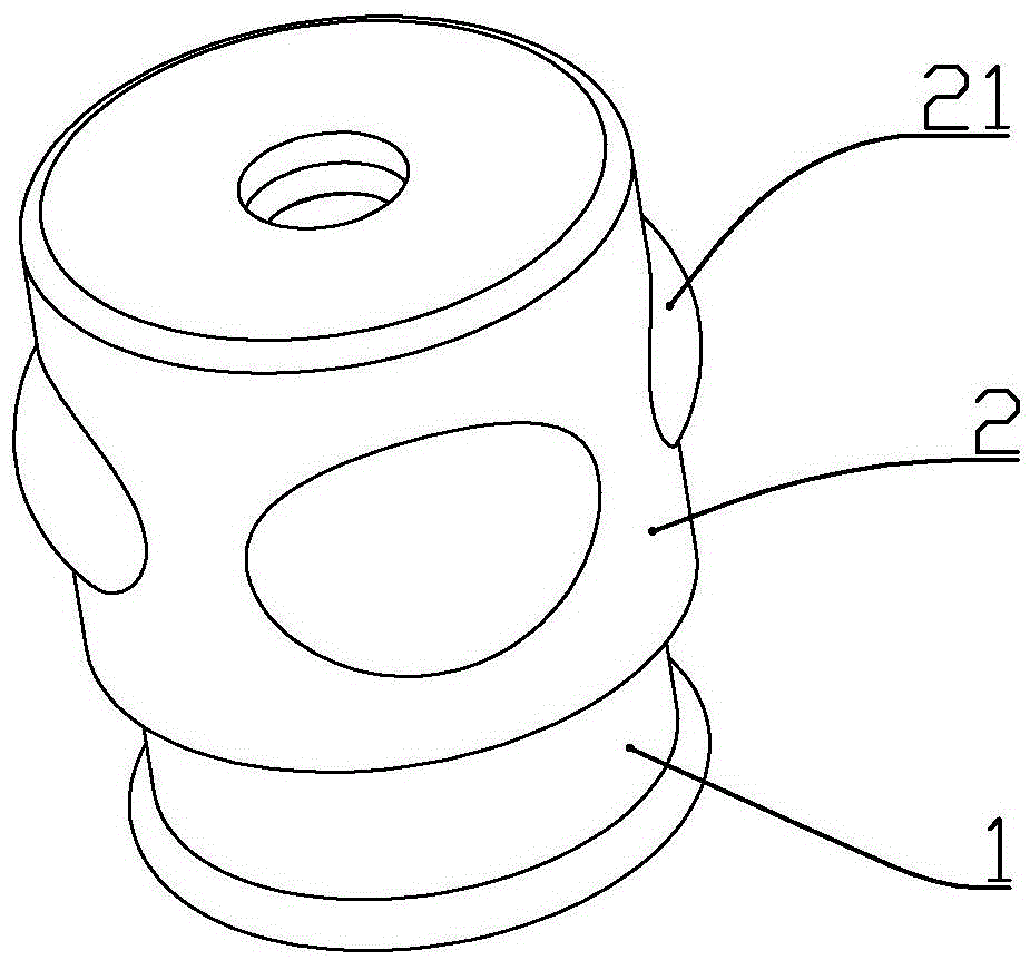 A cupping device with massage function