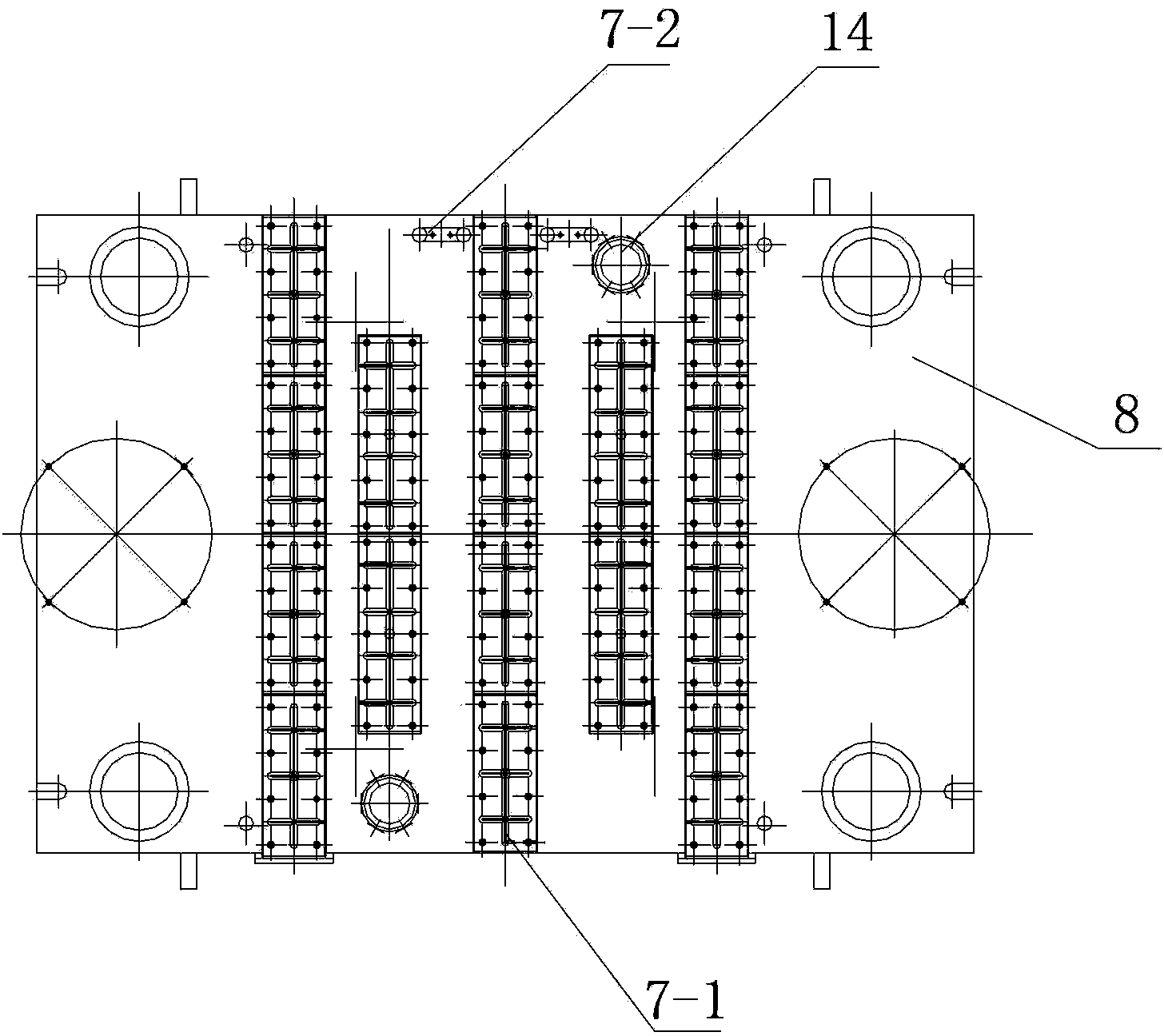 Large turbine blade reshaping and trimming hydraulic machine