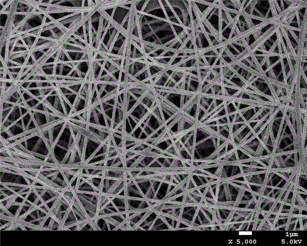In-situ-crossly-linked electrospun fibrous membrane dressing made from collangen I and preparation method of in-situ crosslinking electrospun fibrous membrane dressing