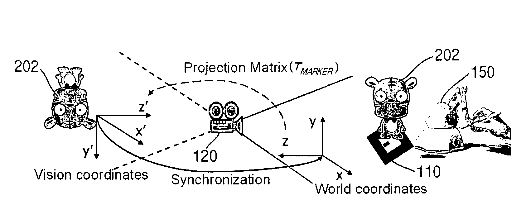 Method and system for haptic interaction in augmented reality