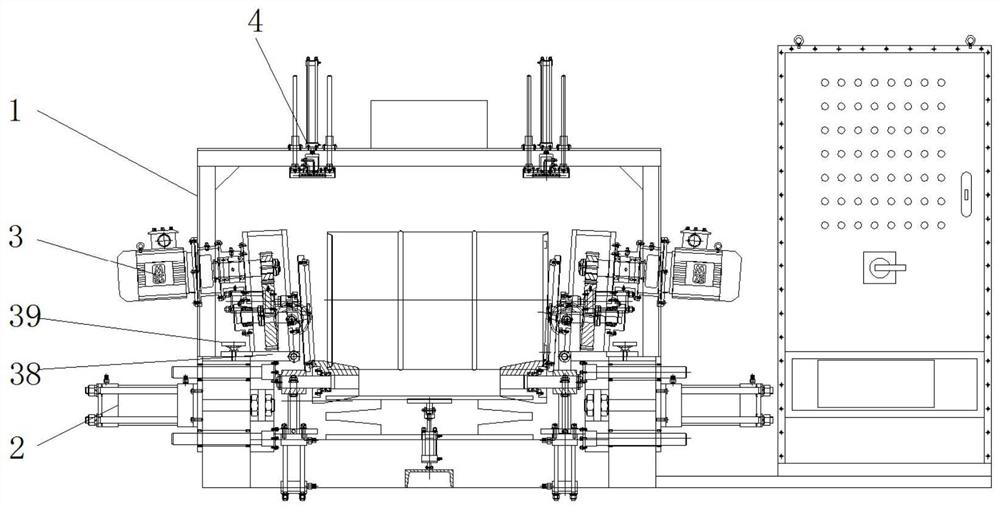 Automatic iron barrel reshaping and trimming equipment