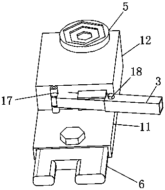 Bolt fastening tool for back surface of pipe fire resistance ring for building