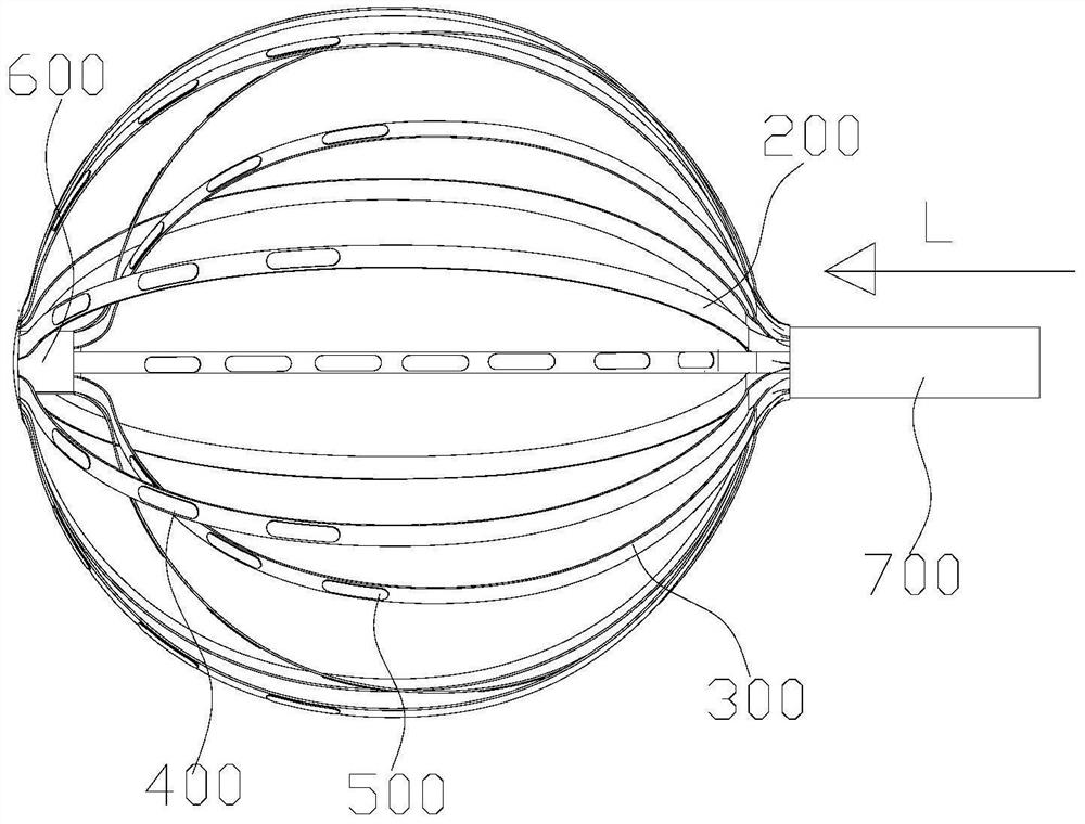 Double-layer basket catheter device