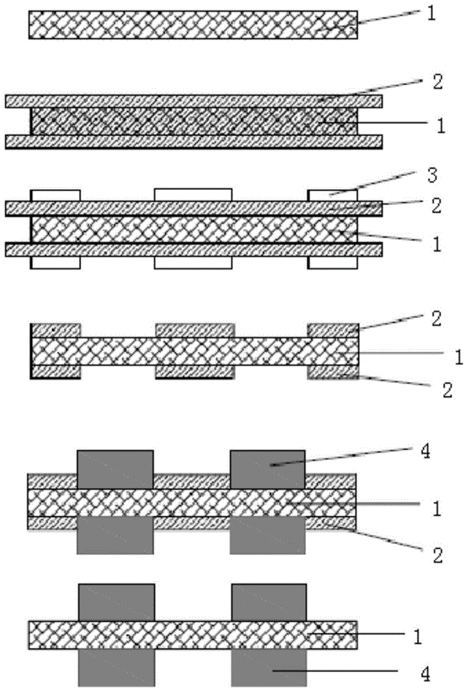 Production method of grating electrode of solar cell