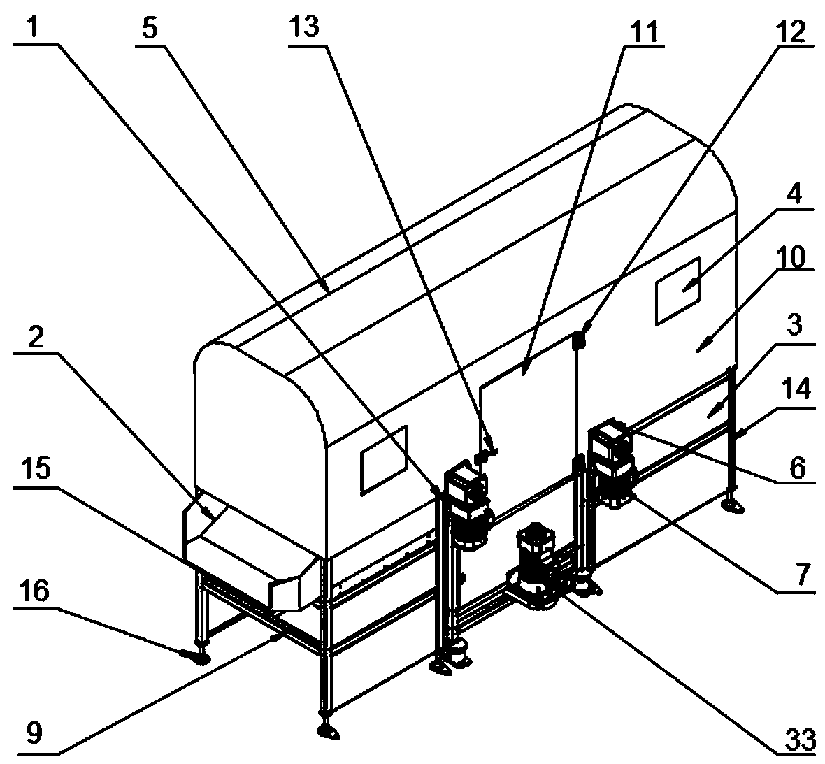 Environmental protection slipper spin-drying device