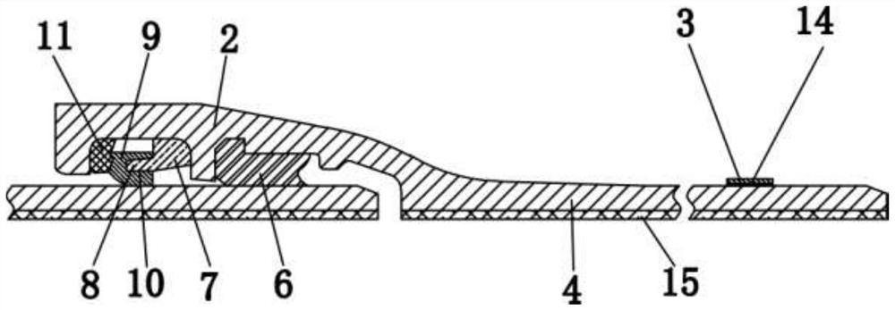 Self-anchored internally-penetrating nodular cast iron pipe mounting method