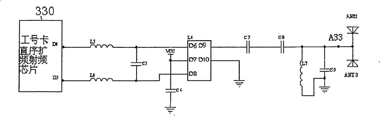 Method for promoting efficiency of short distance radio work attendance device