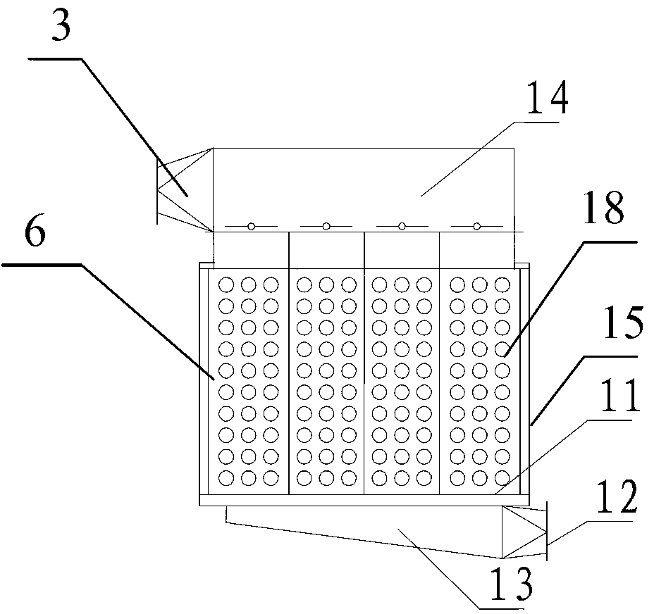 Compartment stepping washing self-deashing bag-type dust remover and dust removing method