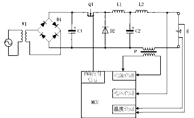 Intelligent charging system of lead acid batteries and charging method