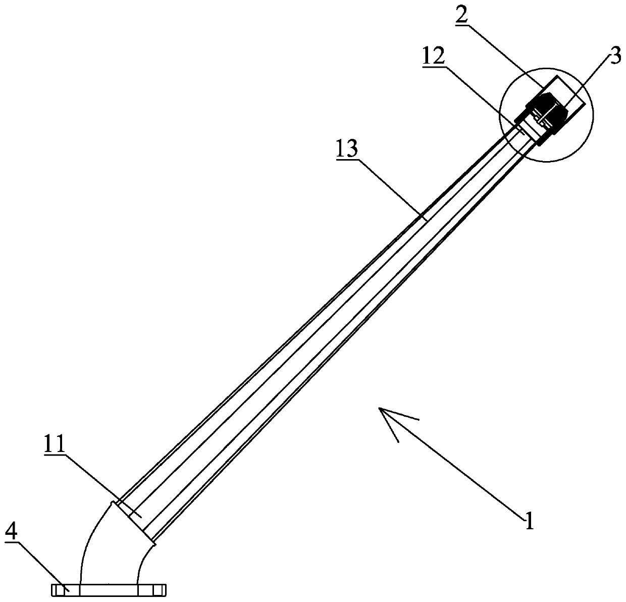 High-pressure water drainage control method and high-pressure fire water monitor