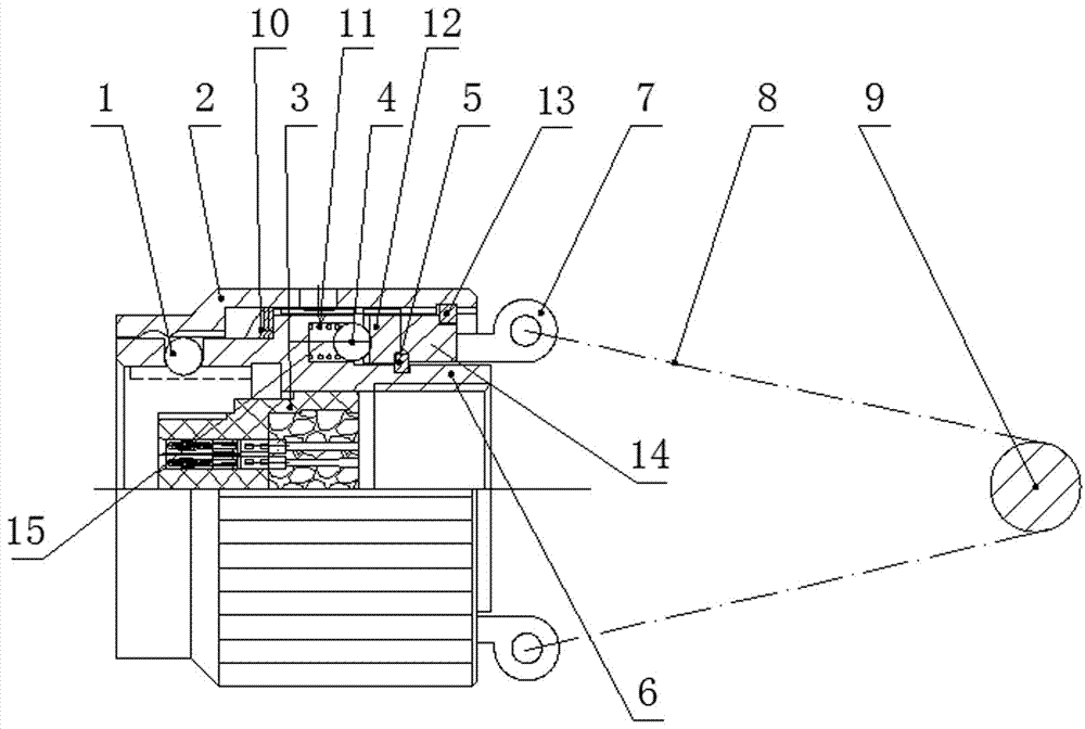 Card locked pull-fall separation electrical connector