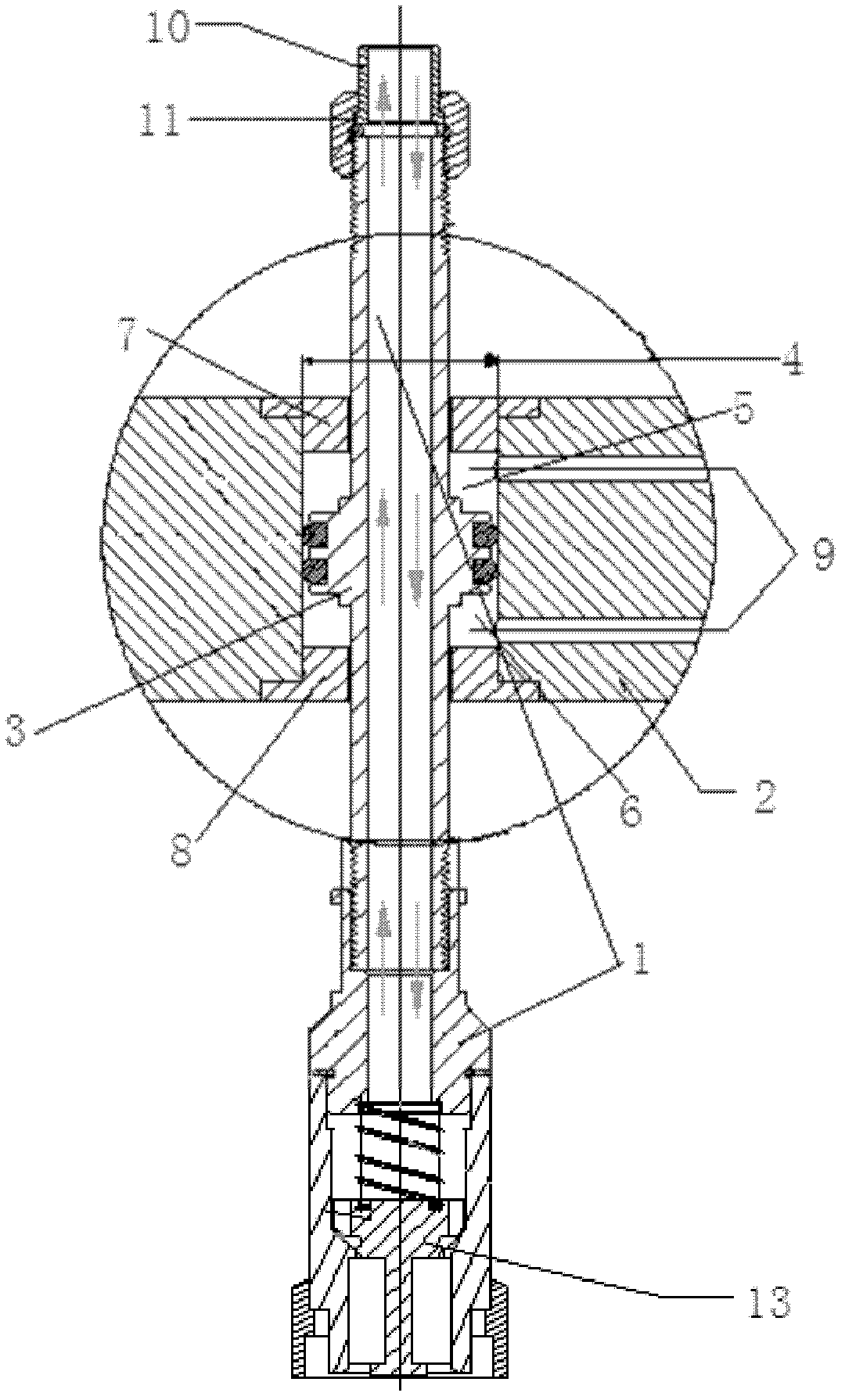 Movable valve hydraulic action system used for continuous adsorption switching equipment