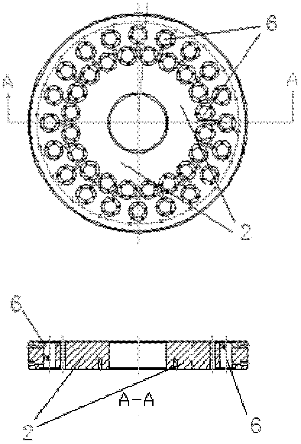 Movable valve hydraulic action system used for continuous adsorption switching equipment