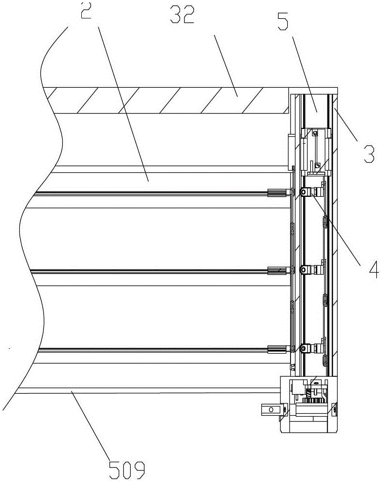 Outdoor movable blind window capable of resisting typhoon and drive method for blinds of outdoor movable blind window