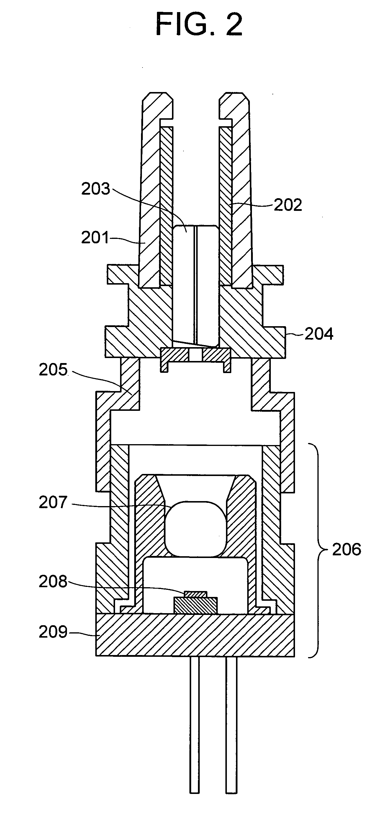 Optical device module, optical transmitter and receiver, and optical receptacle