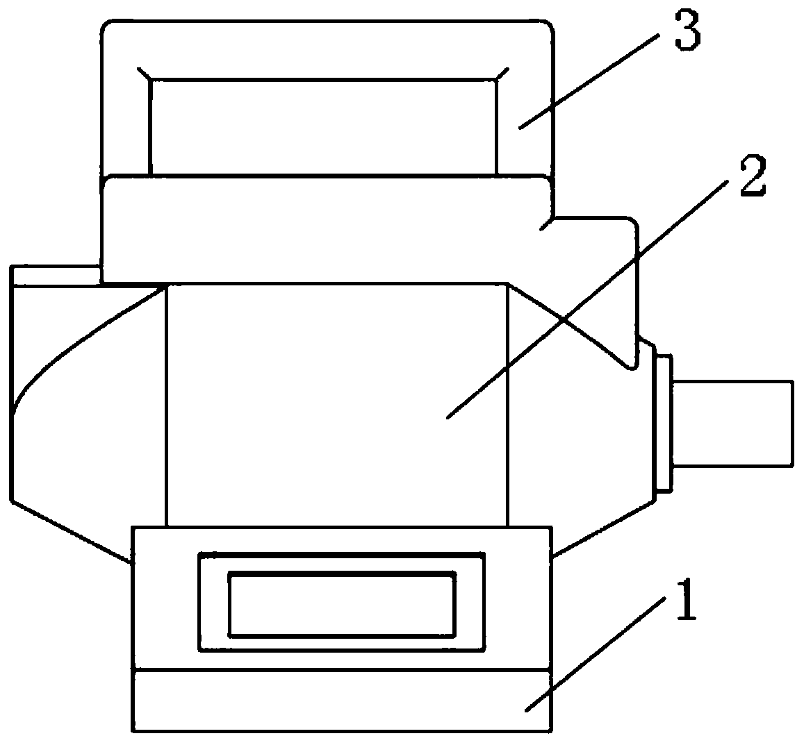 Defectoscope and mobile flaw detection source monitoring and management system formed by the defectoscope