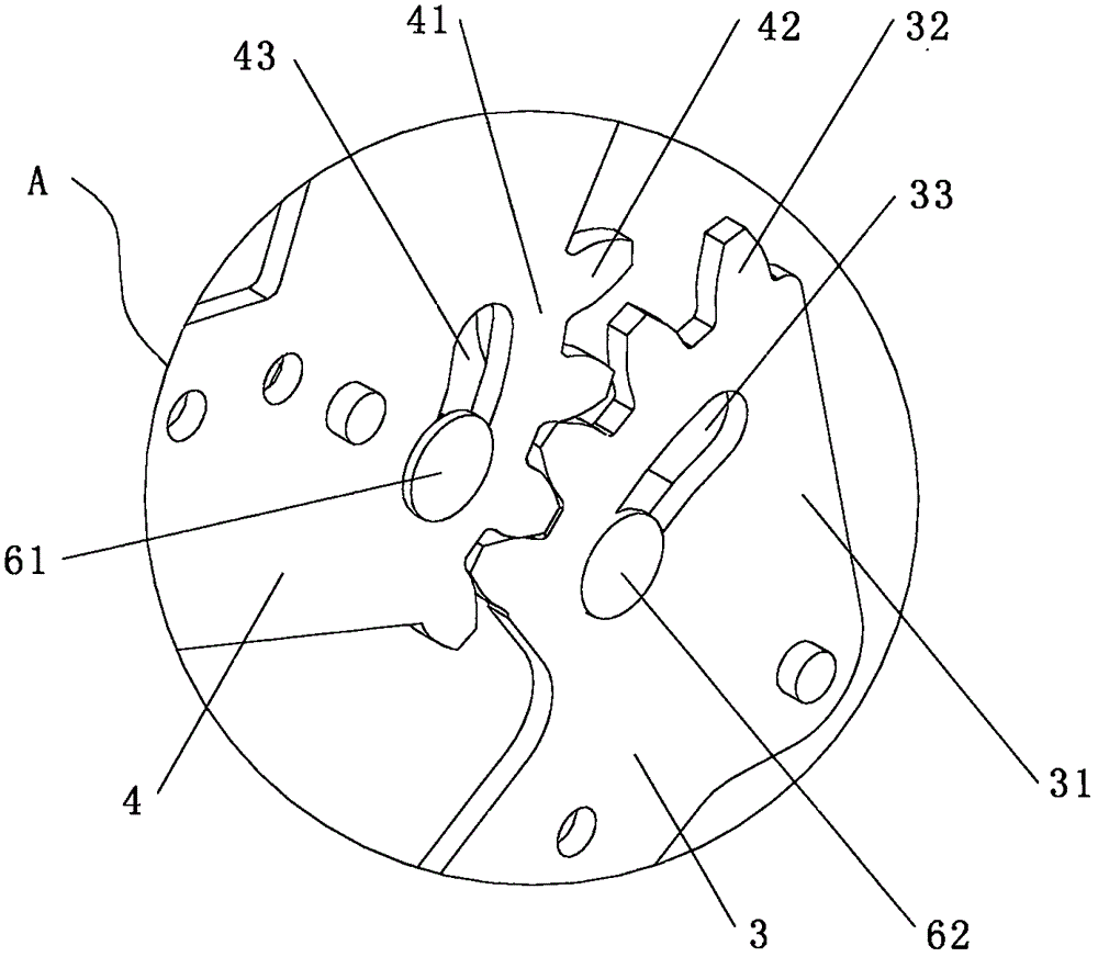 Flexing frame applied to seat unit and seat unit