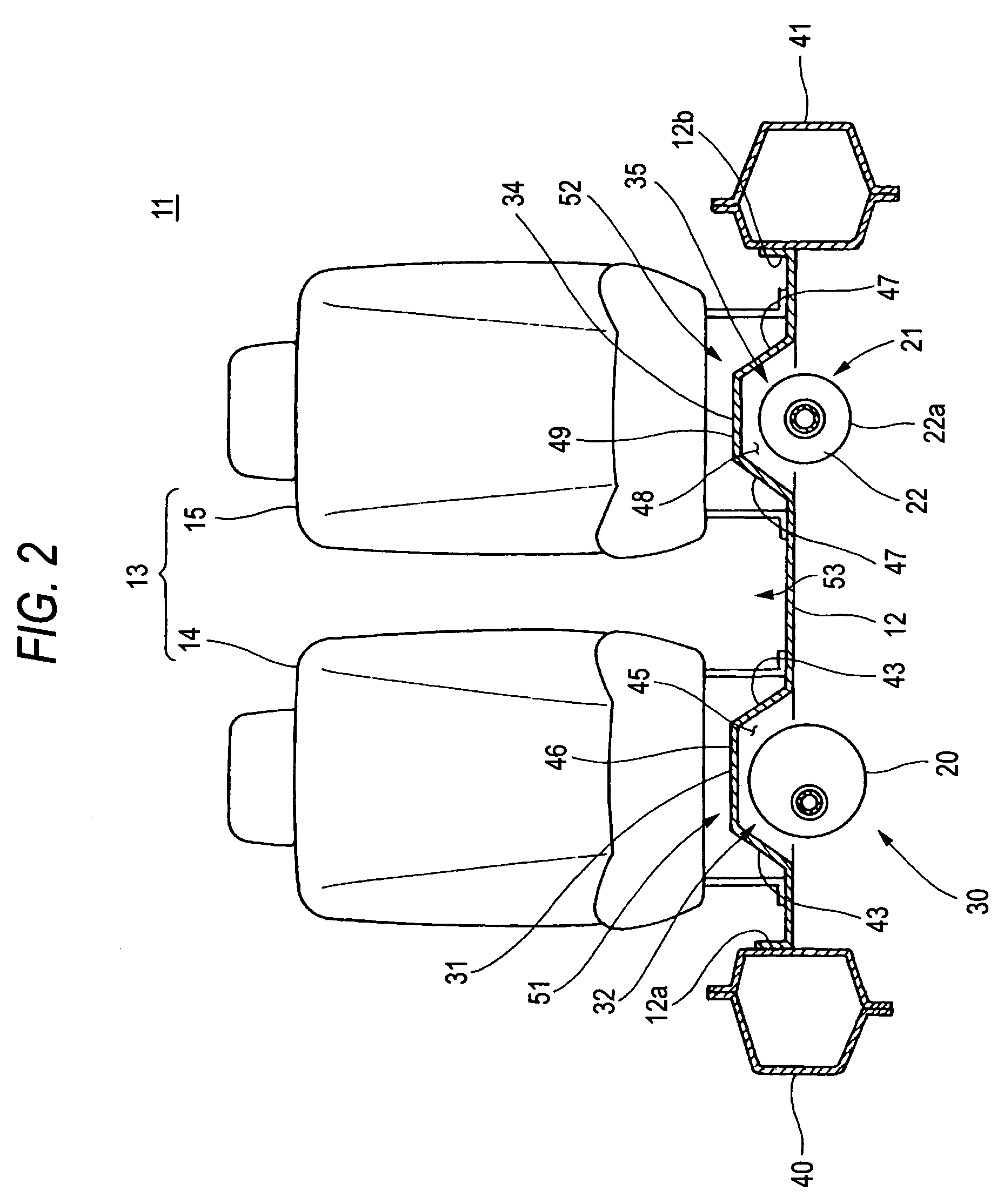 Vehicle canister arranging structure