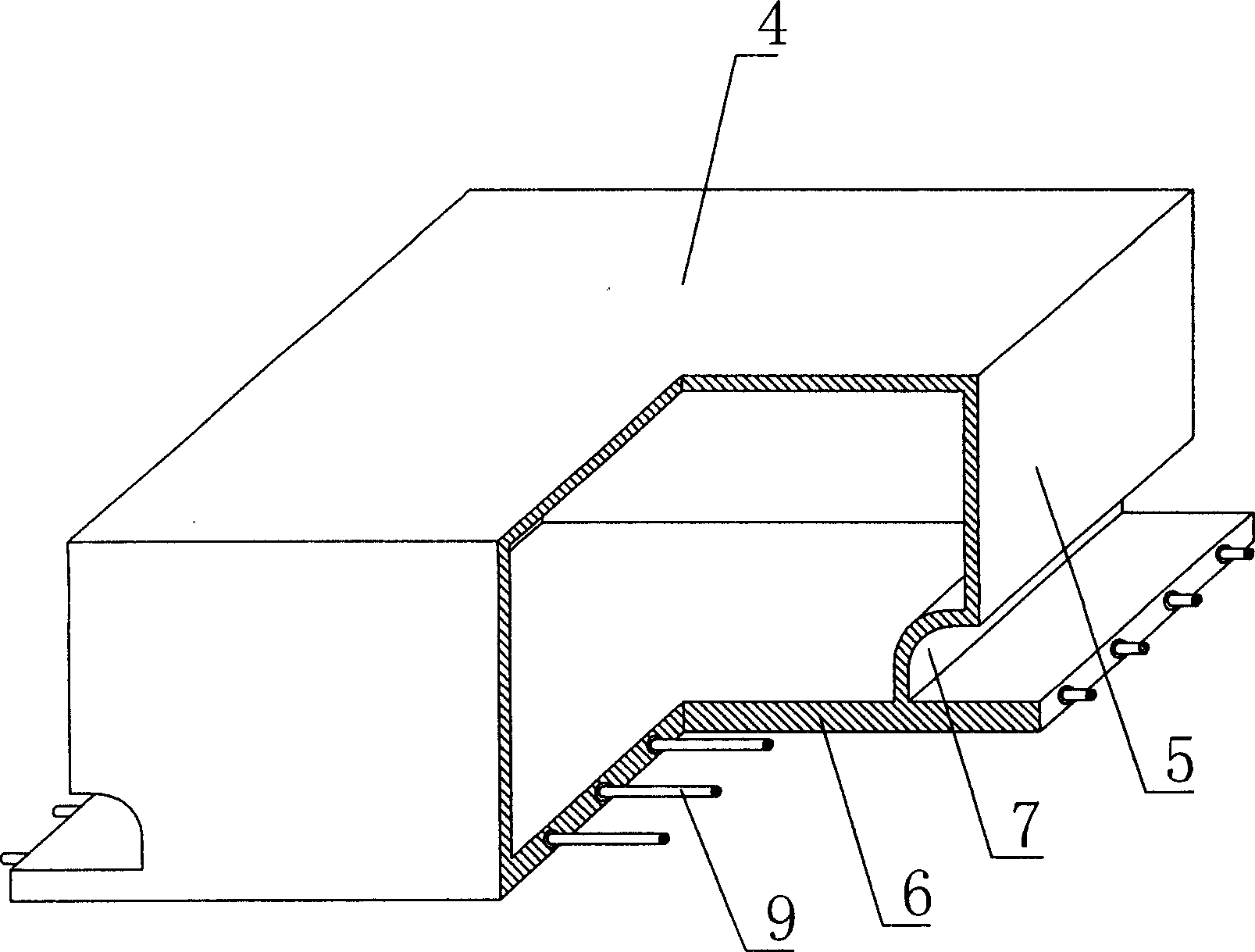 Reinforced concrete hollow slab