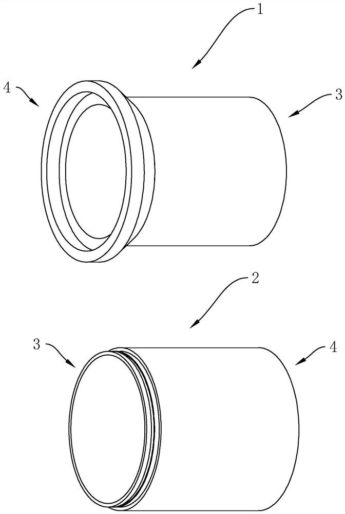 A kind of preparation method and preparation device of reinforced concrete pipe