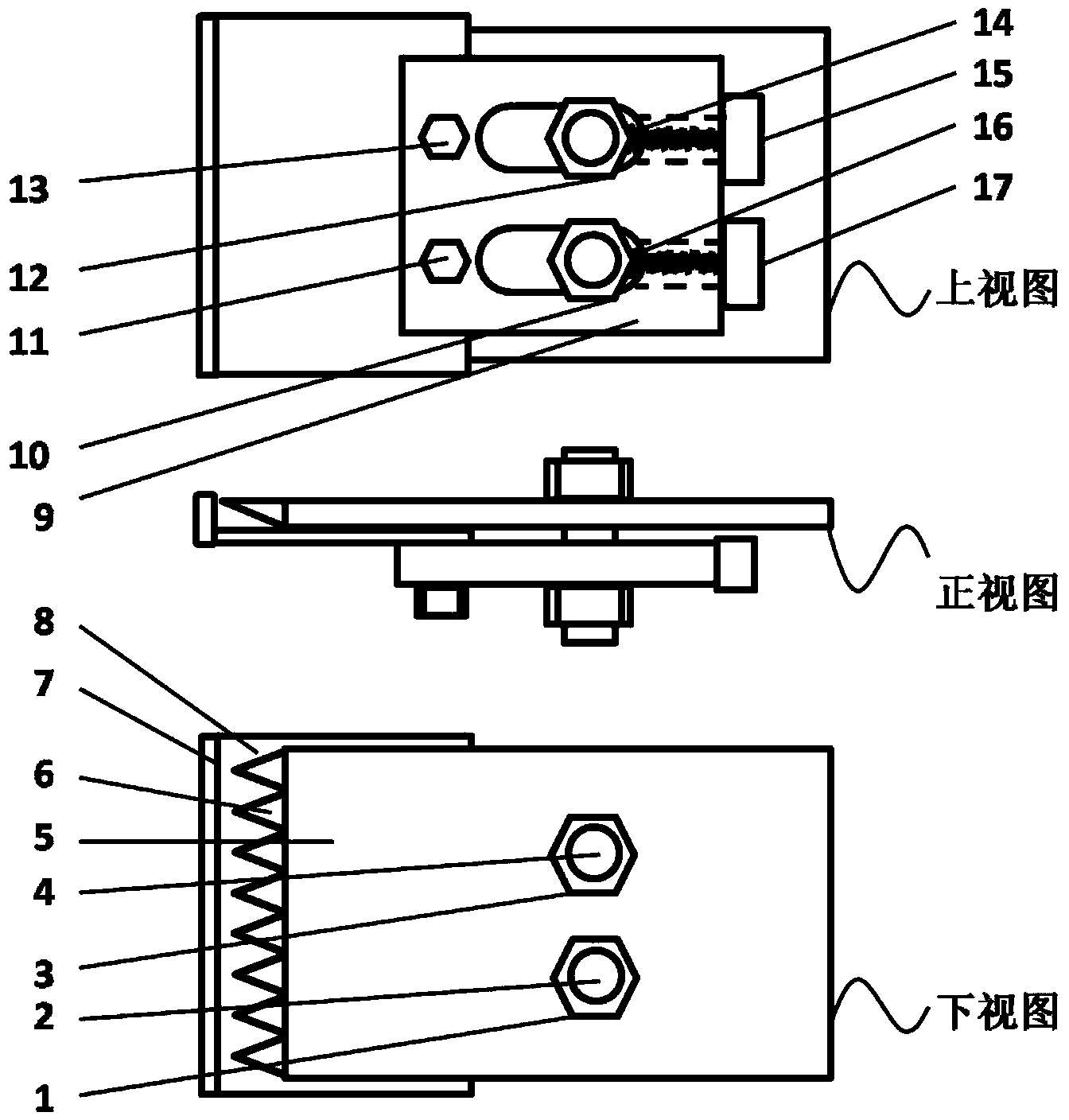 Two-freedom-degree mechanical protection mechanism of cutting-off cutter and use method thereof