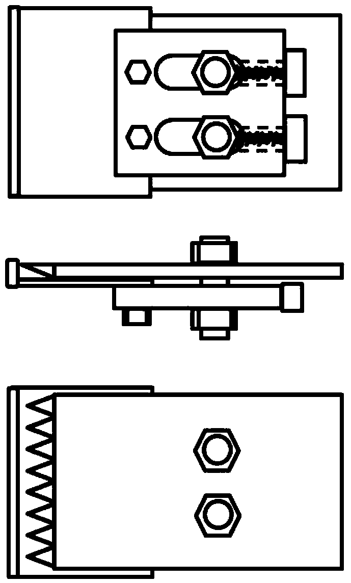 Two-freedom-degree mechanical protection mechanism of cutting-off cutter and use method thereof