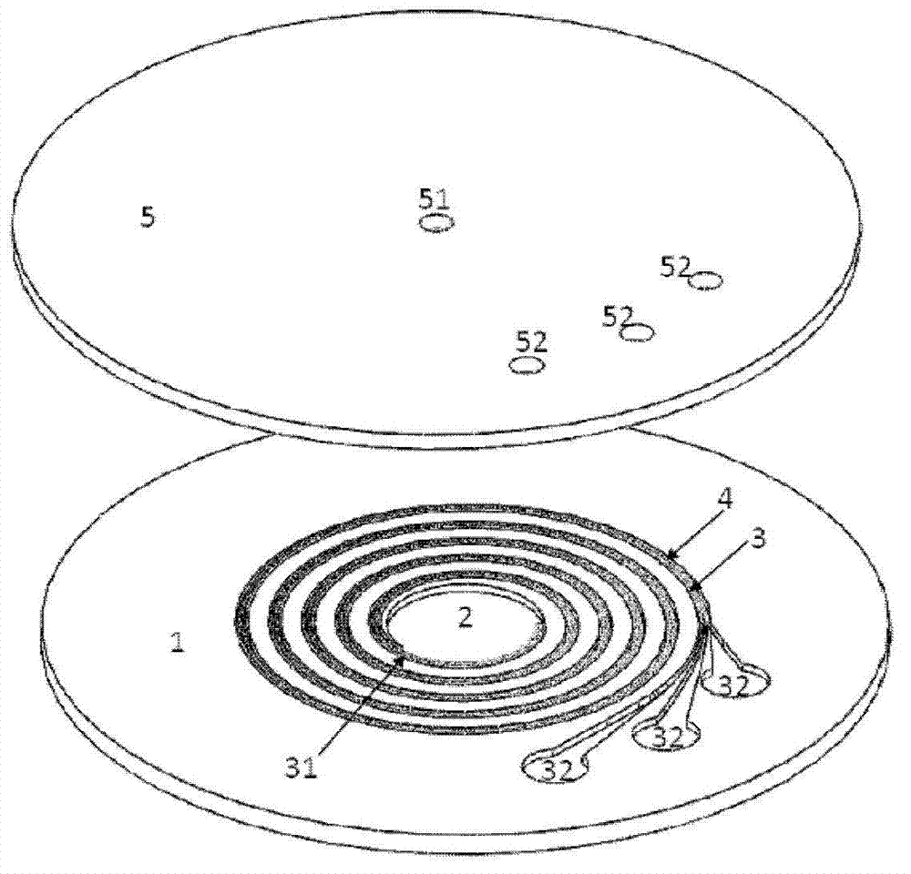 Microsphere separation and screening chip and preparation method thereof