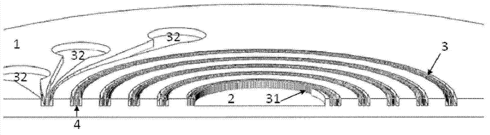 Microsphere separation and screening chip and preparation method thereof