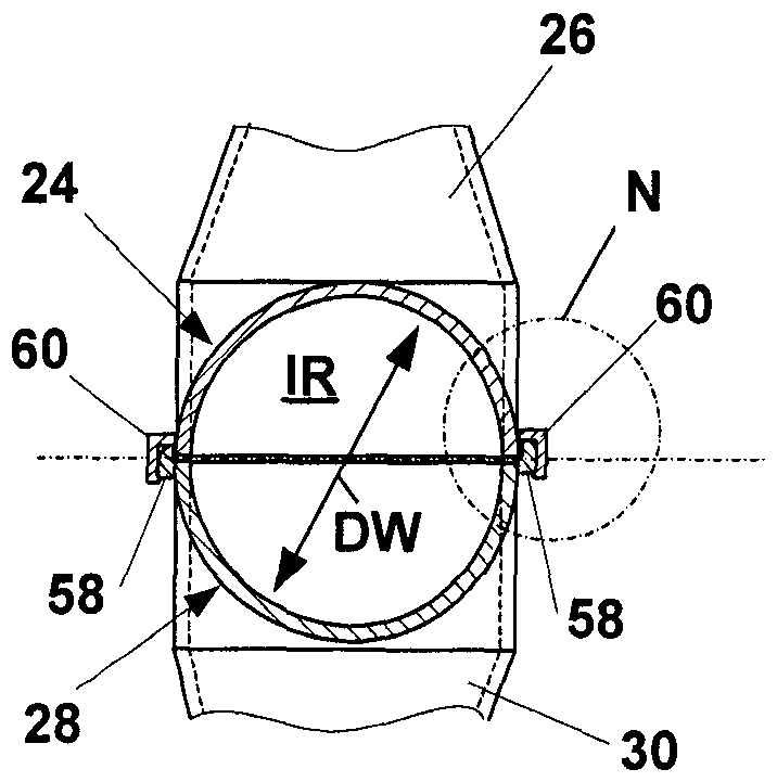 Suction device on spinning machine