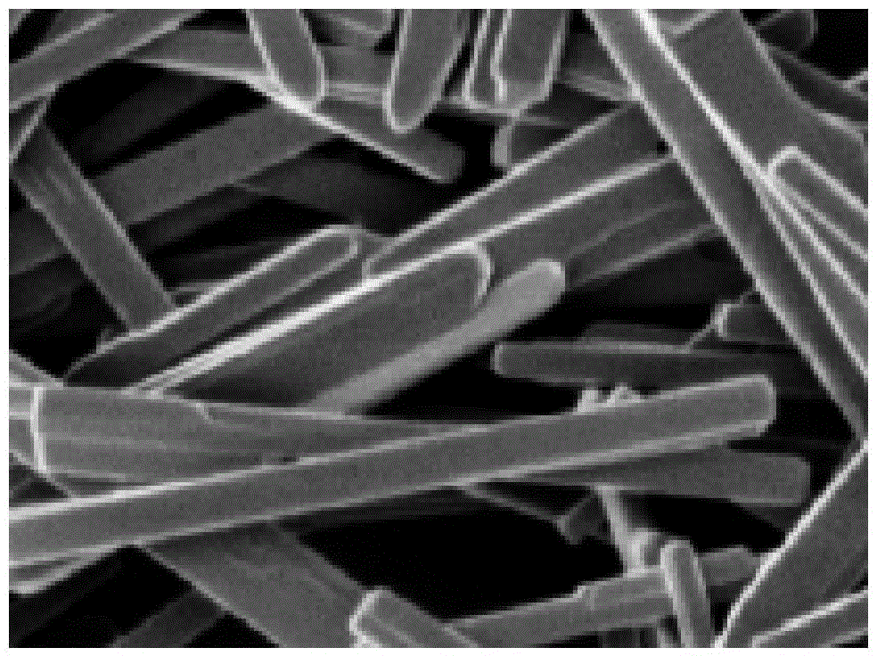 Nano rod-shaped nickel-lithium manganate cathode material and preparation method thereof