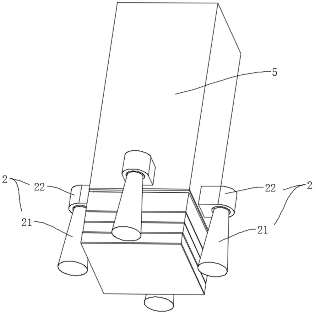Three-dimensional shock-absorption vibration-isolation supporting seat for building