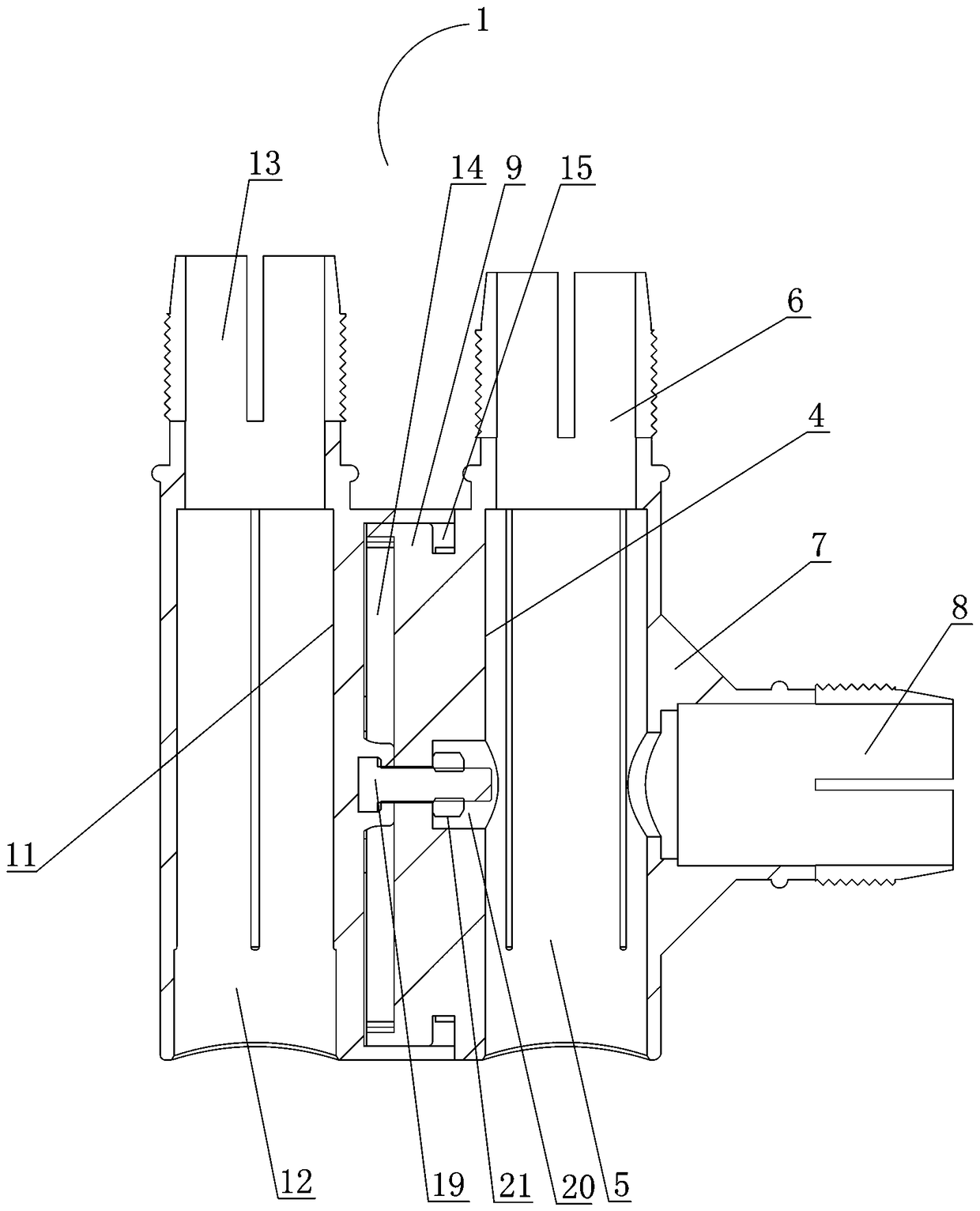 X-shaped clothes hanger rotary connector and x-shaped clothes hanger prepared therefrom