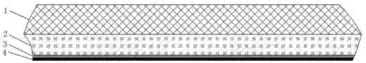 Pre-laid wet-laid waterproofing membrane with cross-linked reactive layer