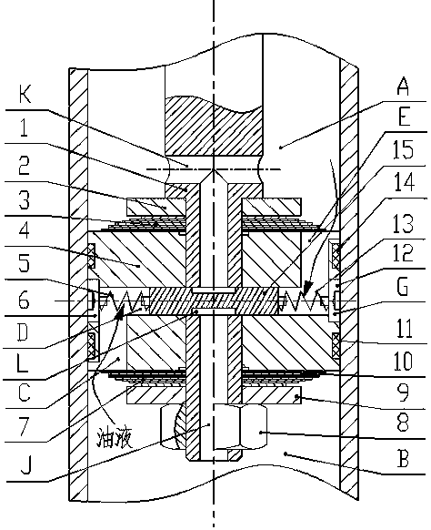 A shock absorber damping regulating valve