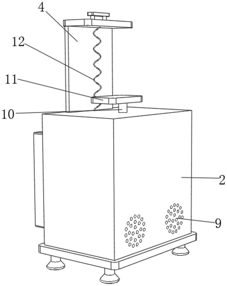 Anti-falling sound box with damping function