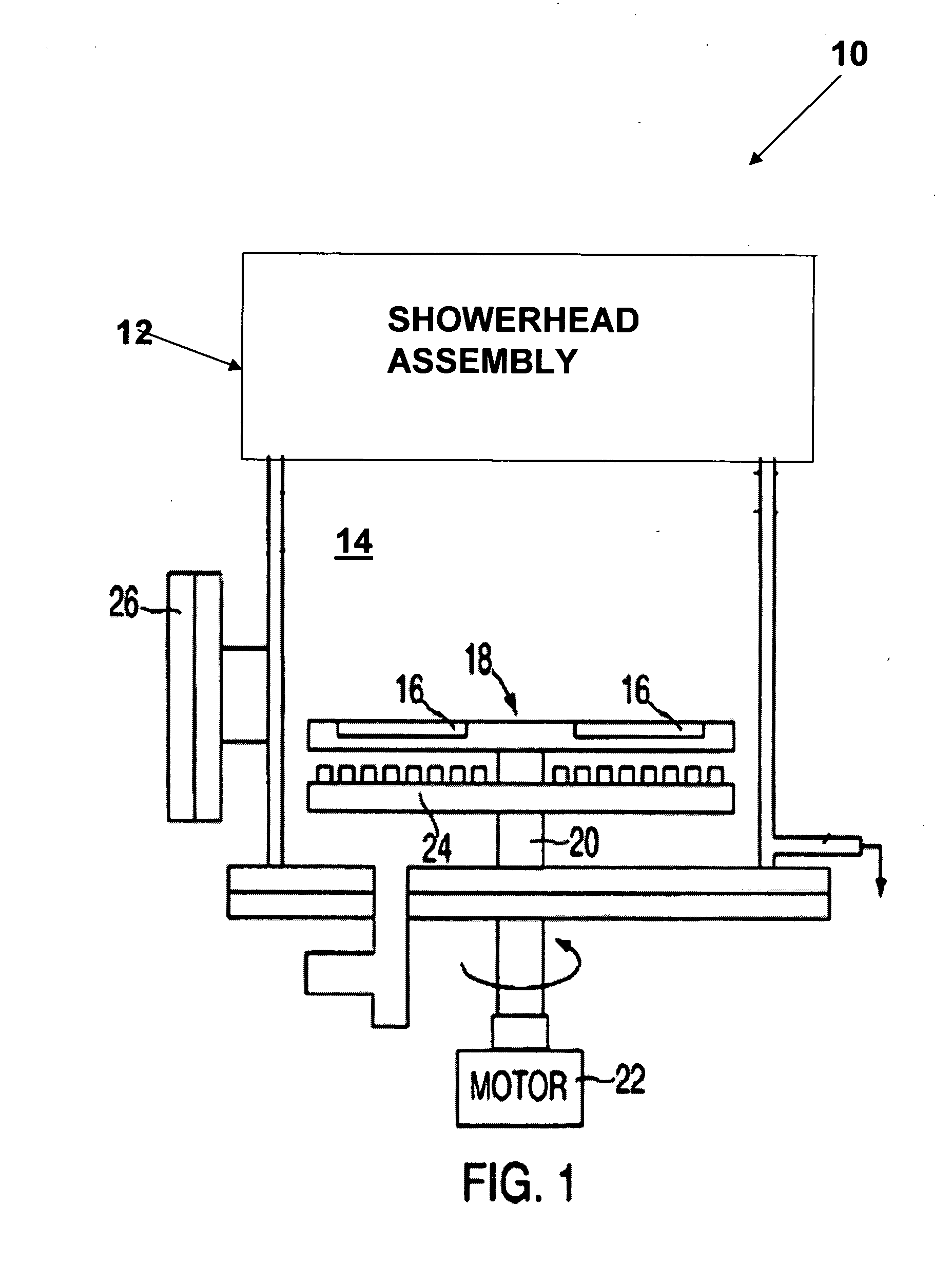 Showerhead for chemical vapor deposition (CVD) apparatus