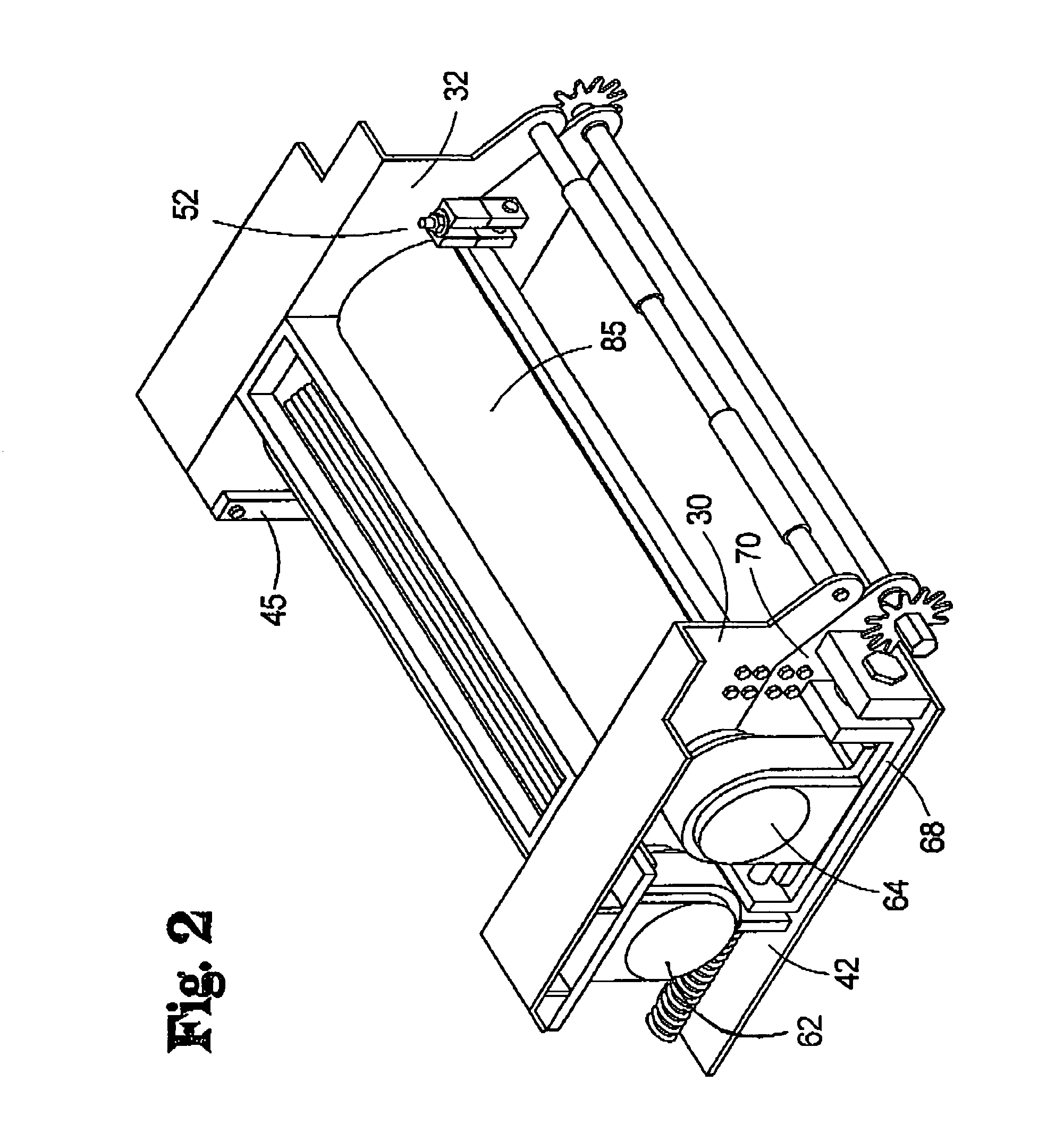 Apparatus for processing crop materials in a forage harvester