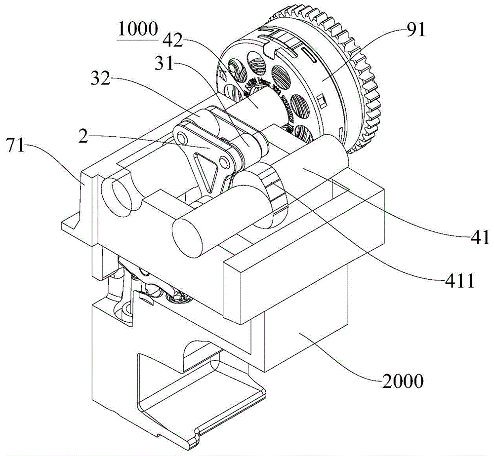 Air distribution mechanism for engine, and cam thereof