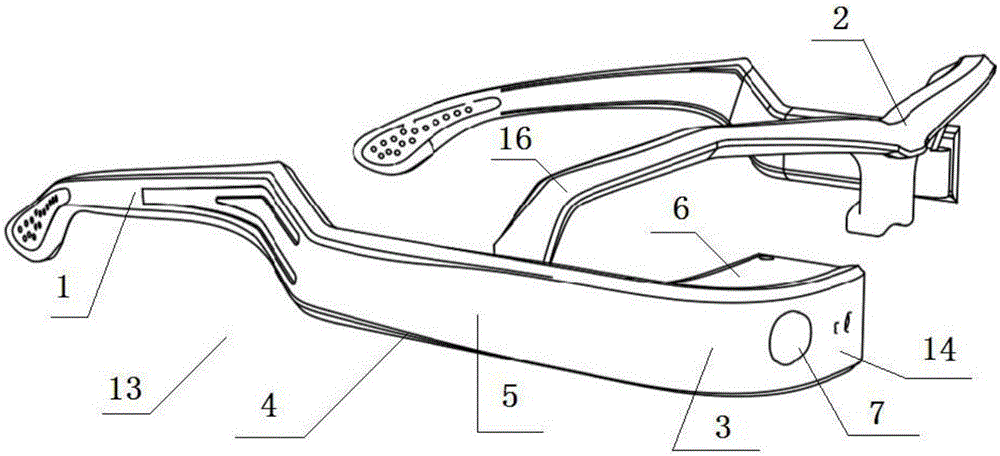 Method for detaching parts in automobile maintenance process through intelligent glasses
