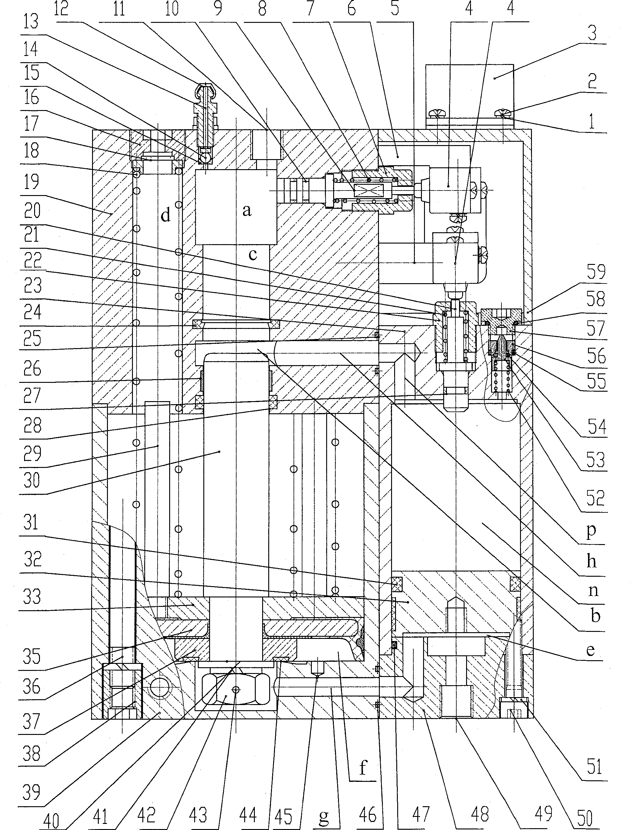 Gas-liquid conversion pressurizing cylinder