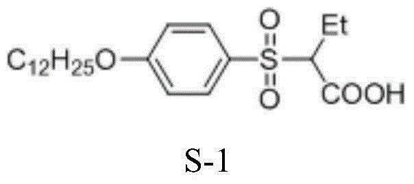 2-[(4-dodecyloxy phenyl) sulfuryl] butyric acid synthetic method