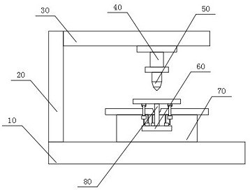 Metal plate bending and punching integrated hydraulic machine