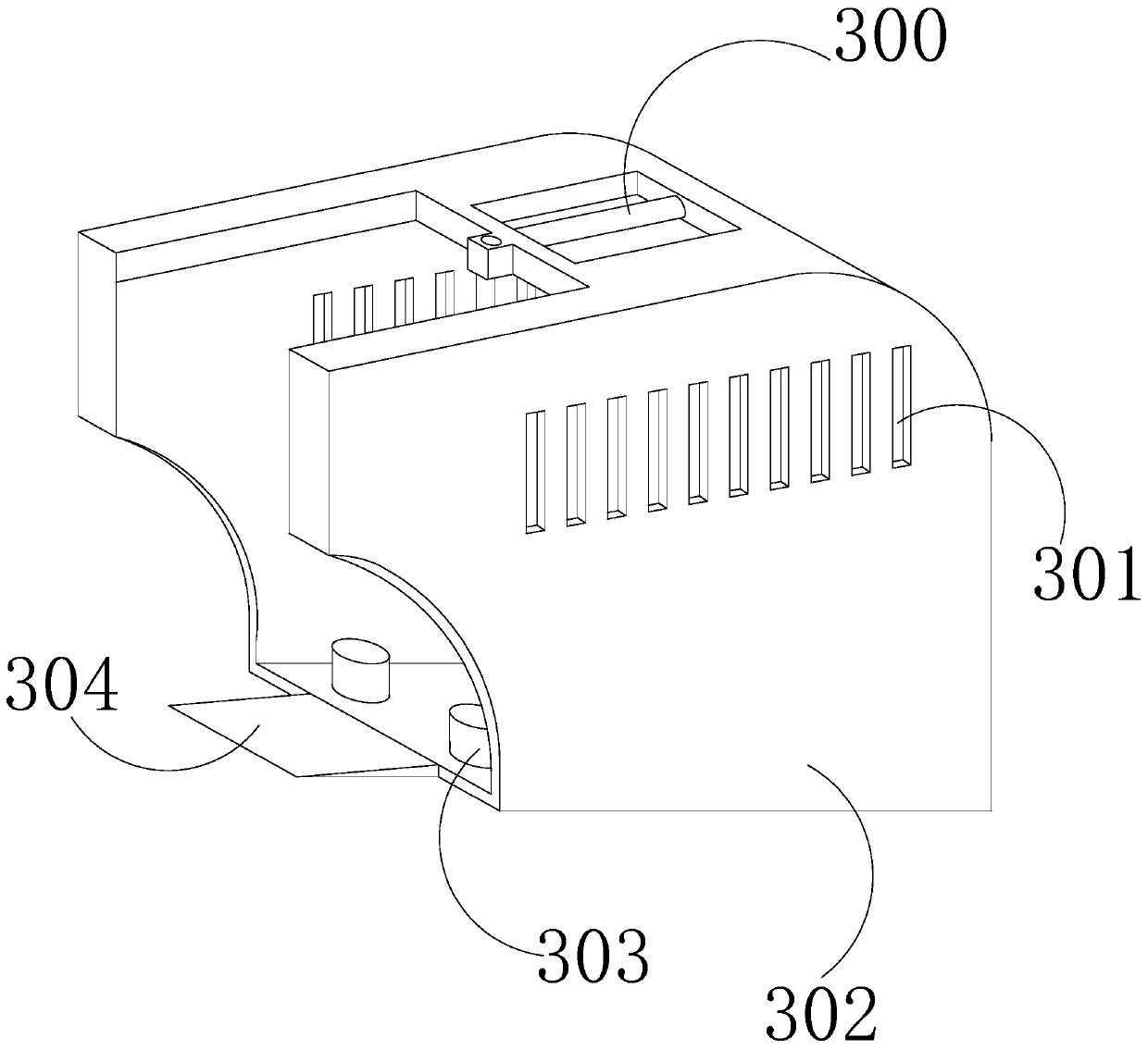 Improved electric mower capable of preventing grass collection basket from separating from mower body