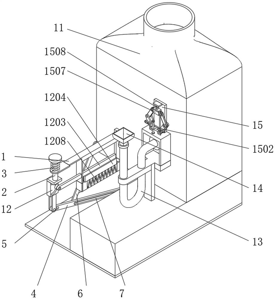 Medical alcohol cotton sealing bottle capable of being taken through internal lifting and facilitating alcohol supplement