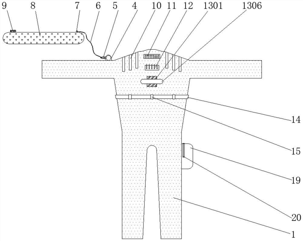 Dry type rescue suit for water area rescue